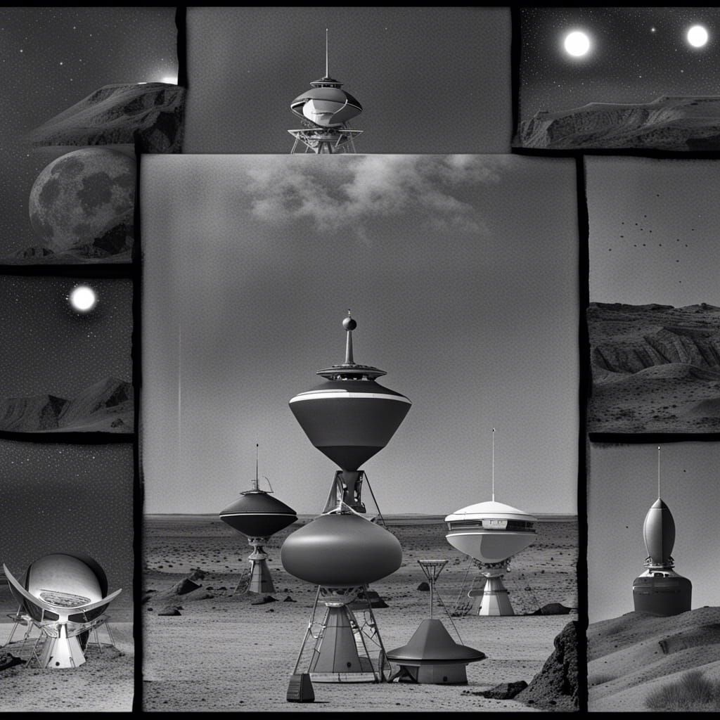 AI Generated Image of an Alien Probe