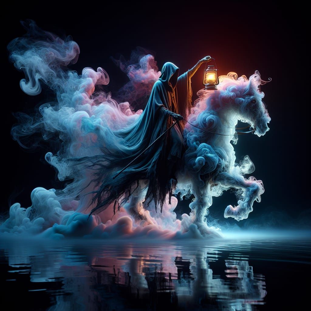 Ethereal Bandit on Spectral Steed with Lantern