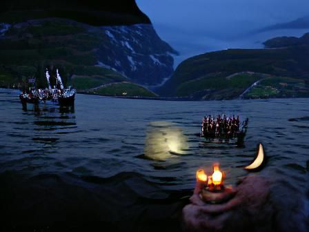 Moonlit Fjord: A Nordic Landscape