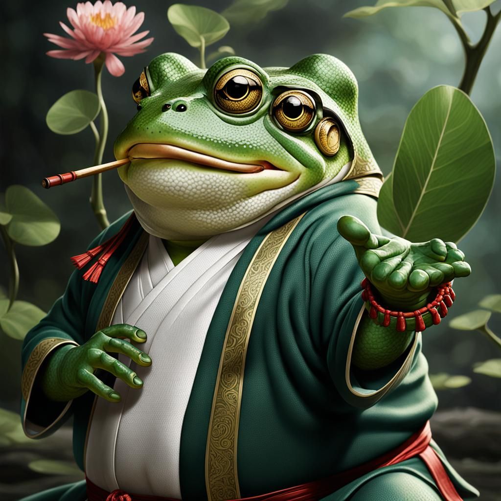 Master Frogsalot: The Drunken Frog Martial Artist