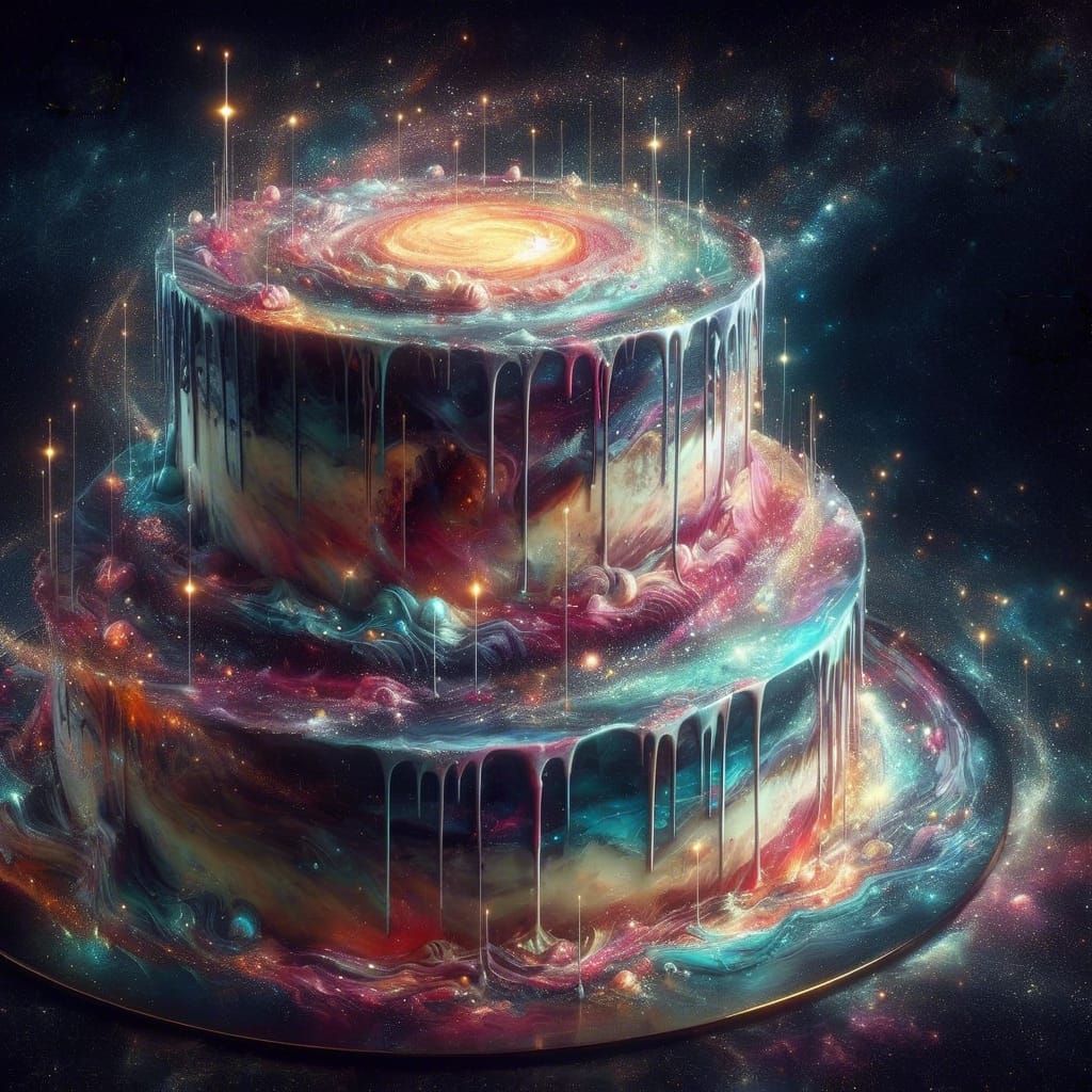 Nebulae Cake