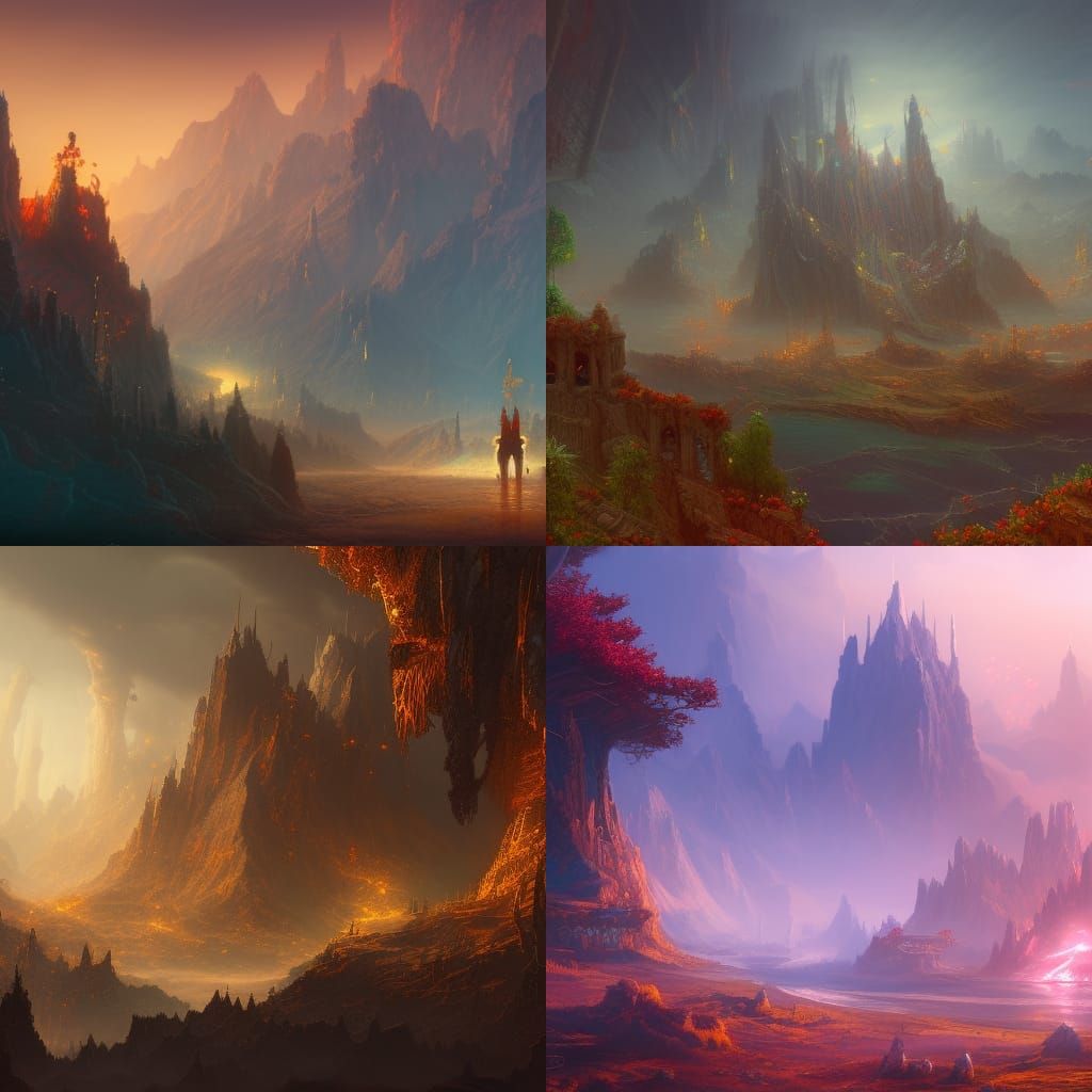 Detailed Matte Painting of a Nuclear Explosion