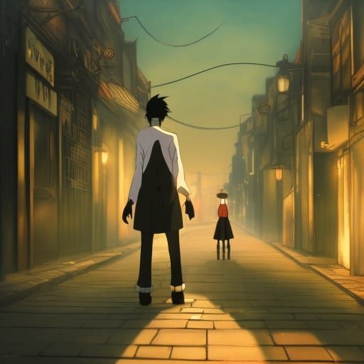 Jack the Ripper in Studio Ghibli Style