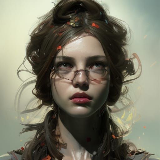 Among Us Impostor Portrait in Hyperdetailed Style