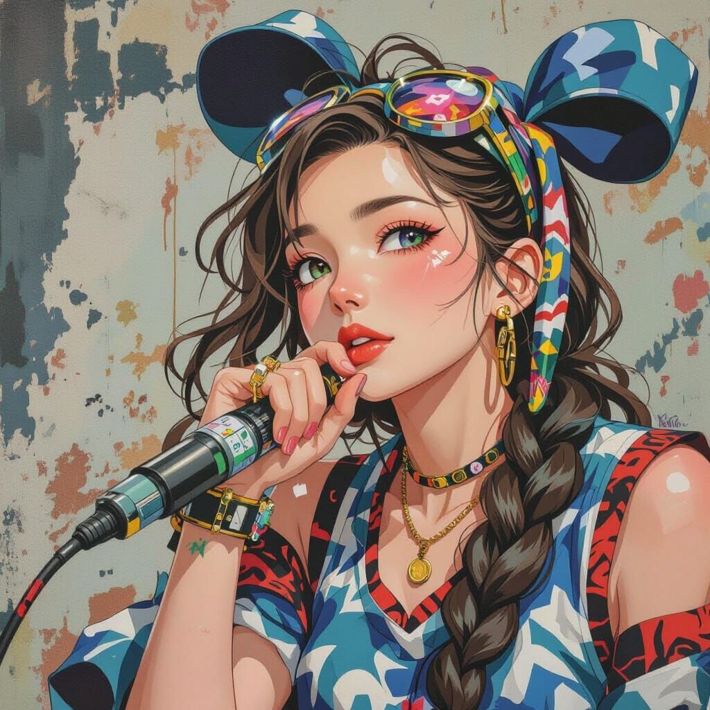 Anime-Inspired 3D Cartoon Art with Vivid Colors