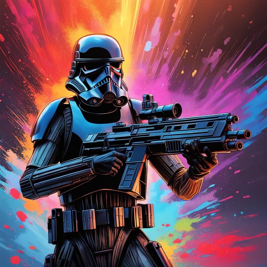 Hyperrealistic Death Trooper Concept Art