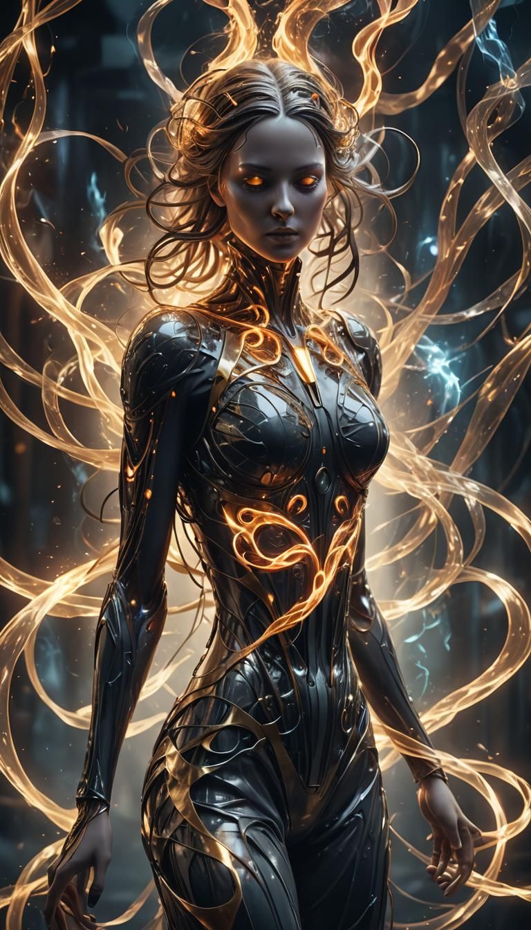 Surreal Diva in Divine Light: Nano Style