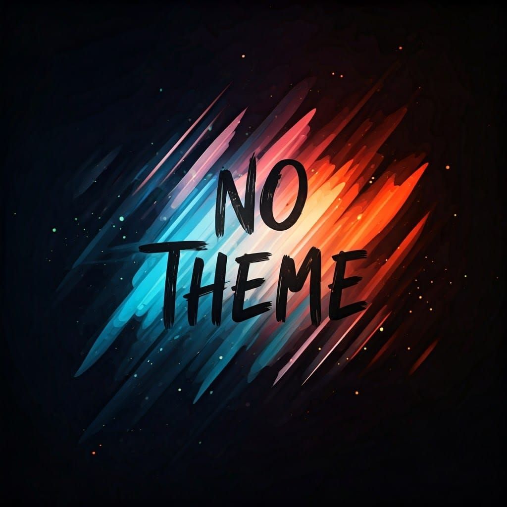 Modern Calligraphy Sign with Gritty Texture