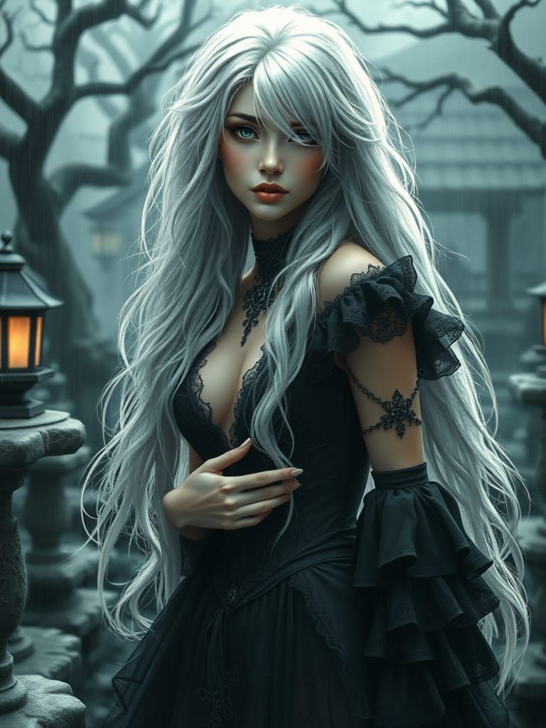 Mystical Fairy in Victorian Attire