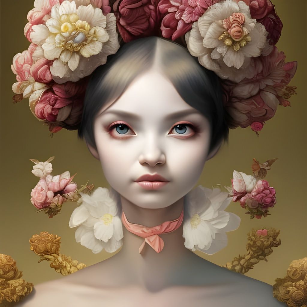 Botanical Portrait Illustration