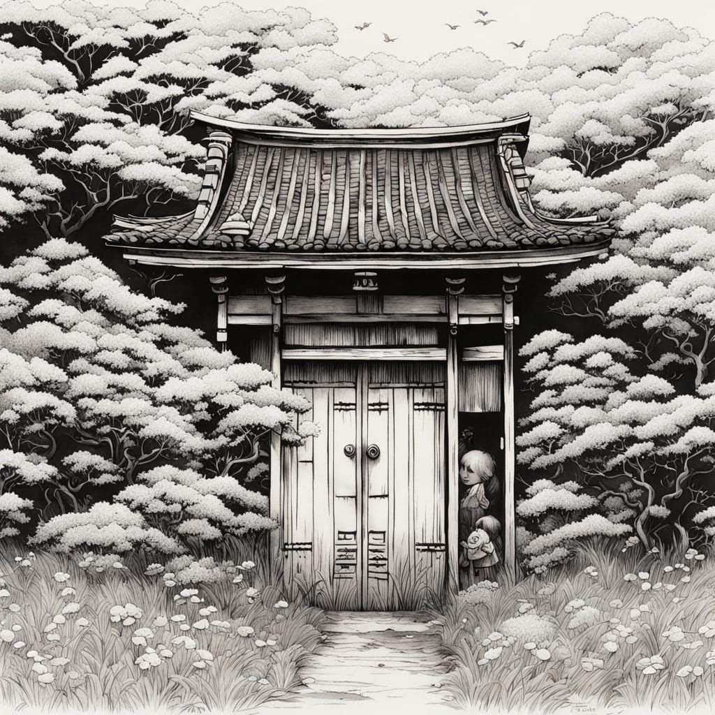 Yamato-e: Doll Festival Behind a Hidden Door