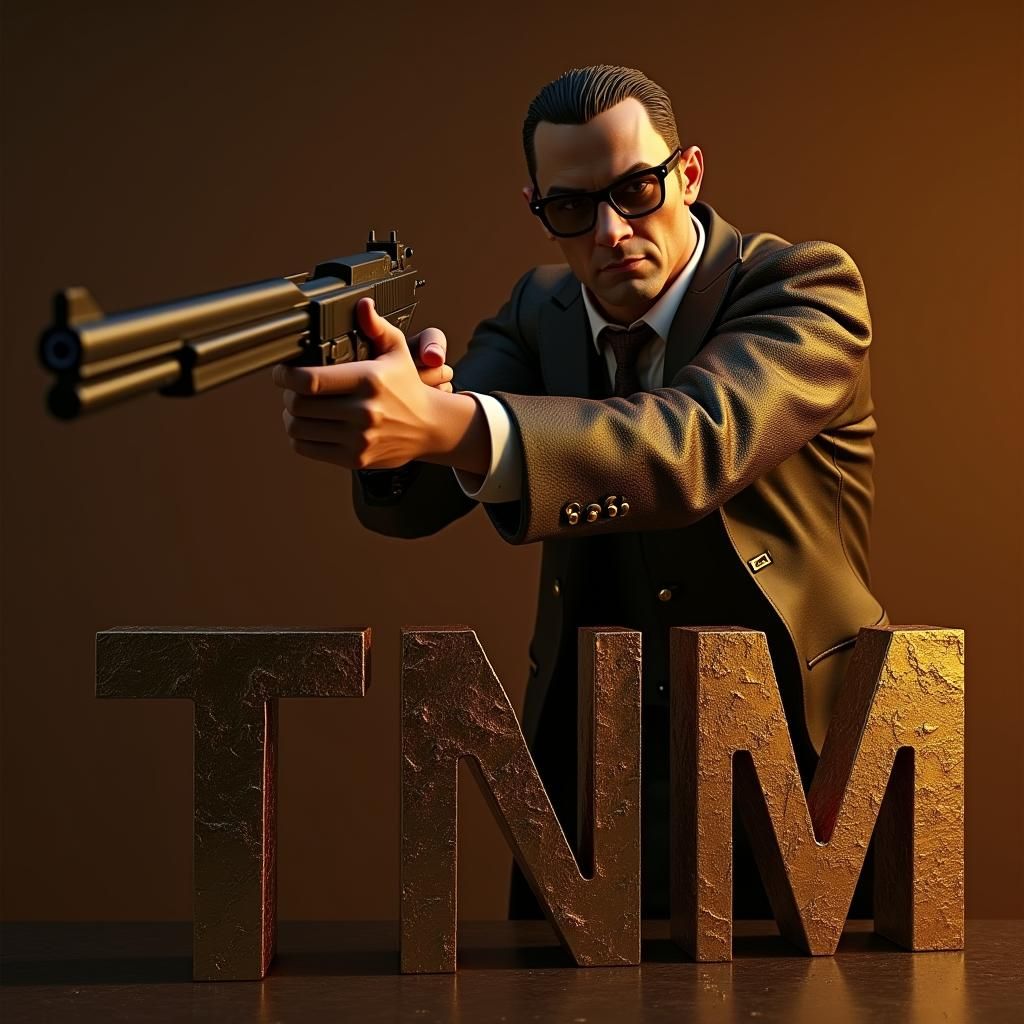 Dynamic Shooting Stance in Fantasy Concept Art Style