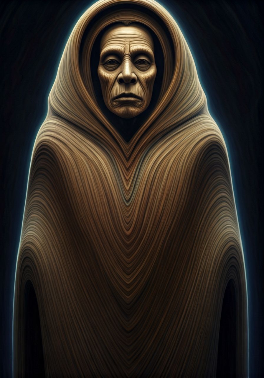 Jacquard Weave Ushabti Golem Inuk Otherworldly Environment