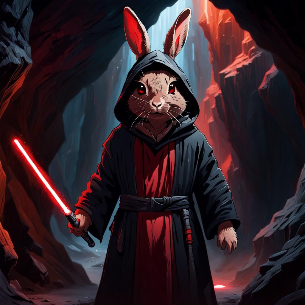 Dark Bunny - gone rabbid