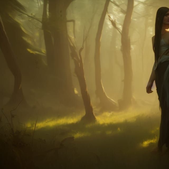 Cinematic Warden Portrait in Oil Painting Style