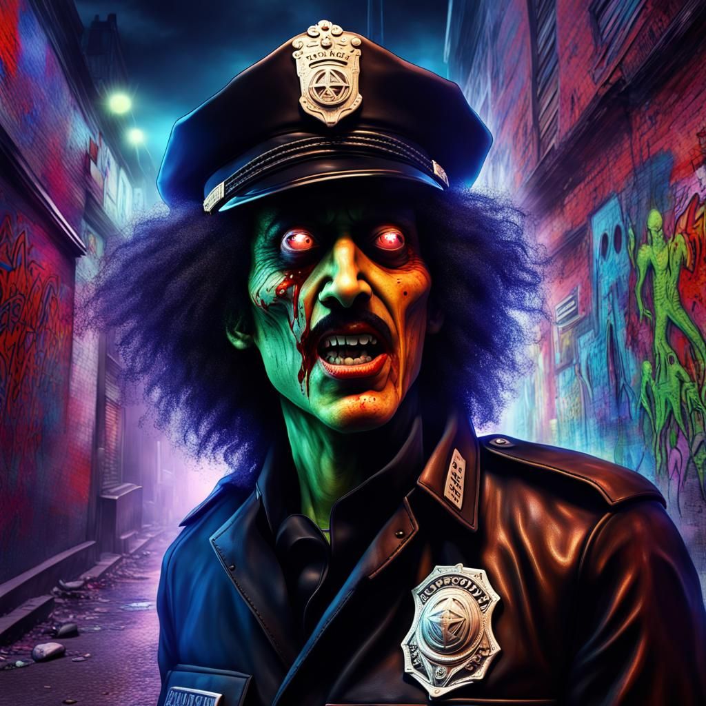 Phil Lynott Police Zombie