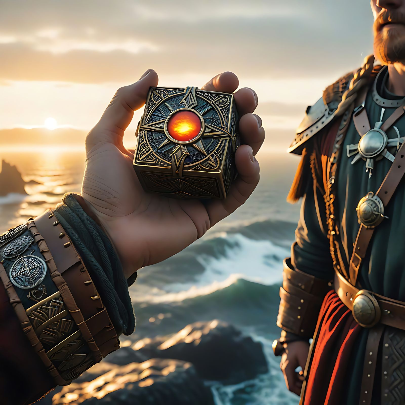 Viking Navigator Unlocks Sun Stone Secrets Under Golden Hour