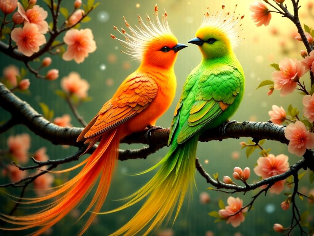 enchanting fantasy birds
