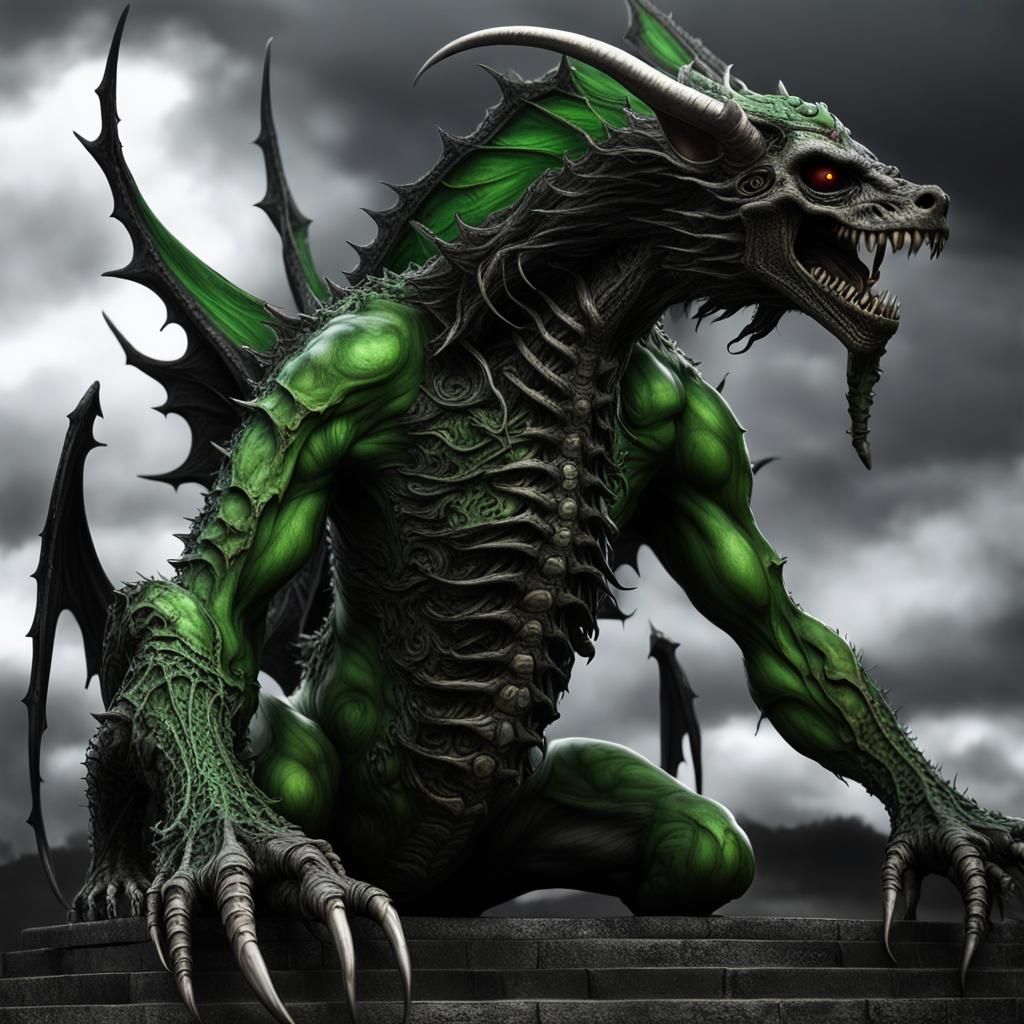 Undead Dragon Bear: Gothic Mephistopheles in Hybrid Style