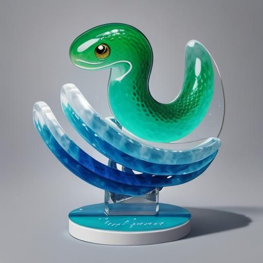 Cute Snake Jelly Sculpture