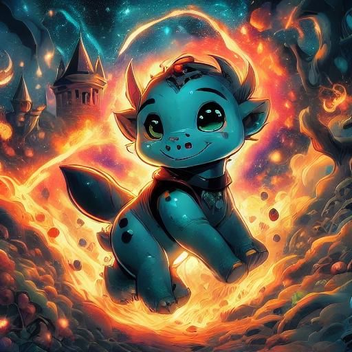 Glowing Woman Launches Plasma: Comic Book Art