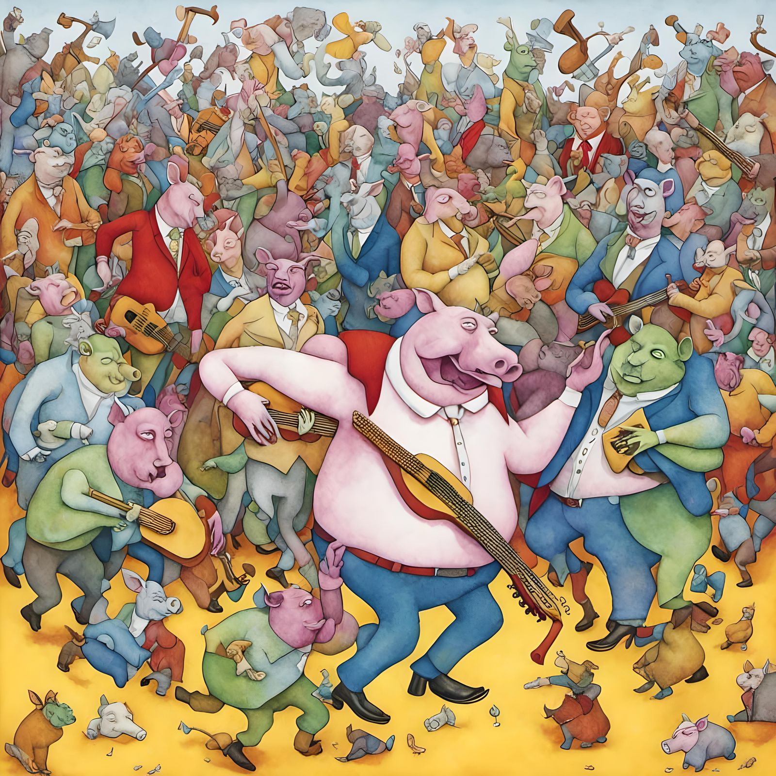 Pigs with Axes: A Chicago Imagist Scene