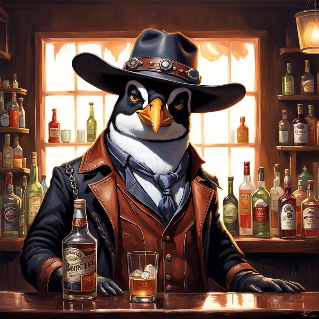 Bartender Penguin
