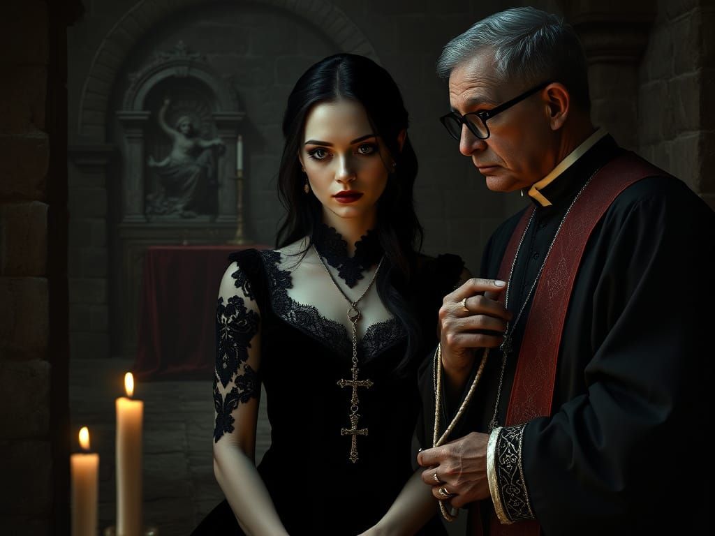 vampire girl confessing