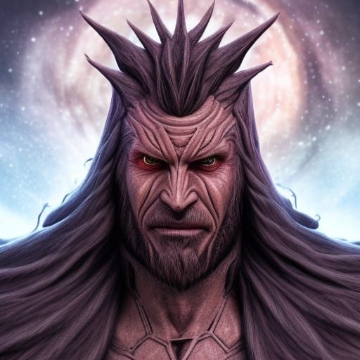 Glitchcore Stained Glass Minotaur in VR Experience