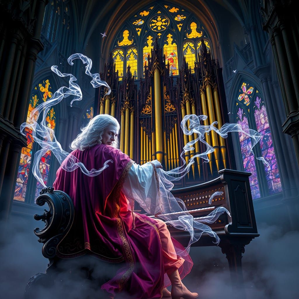 PIPE ORGAN IN A CATHEDRAL