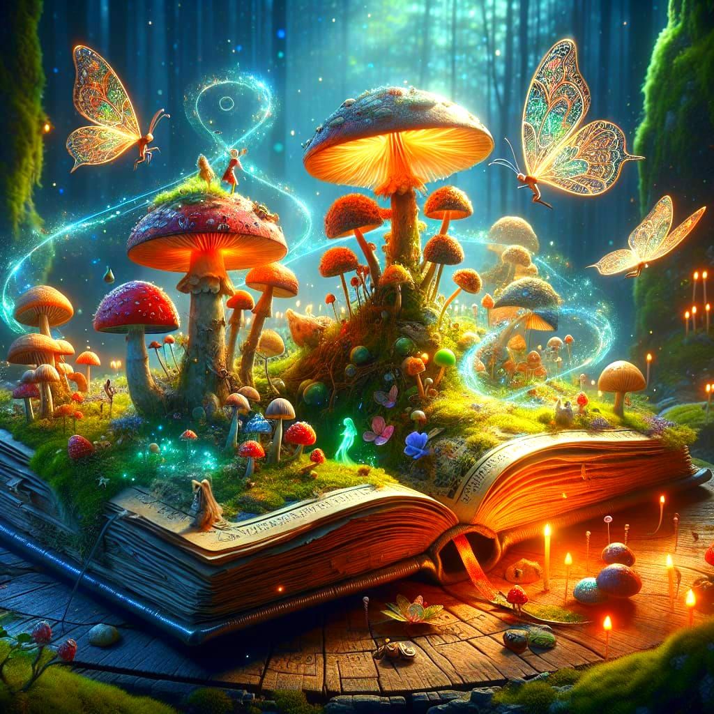 Fae Grimoire Reveals Enchanted Mushroom Forest