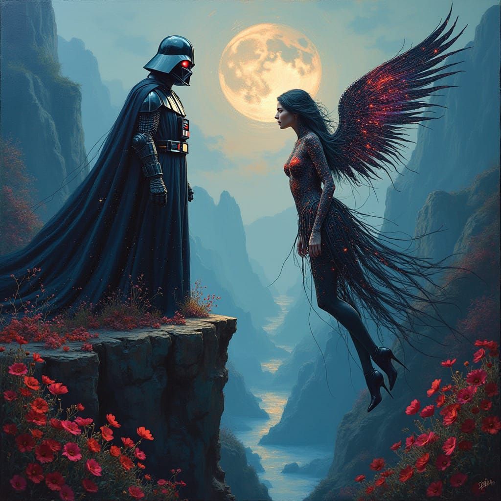 Cyberpunk Woman Unshackles Herself from Circuitry