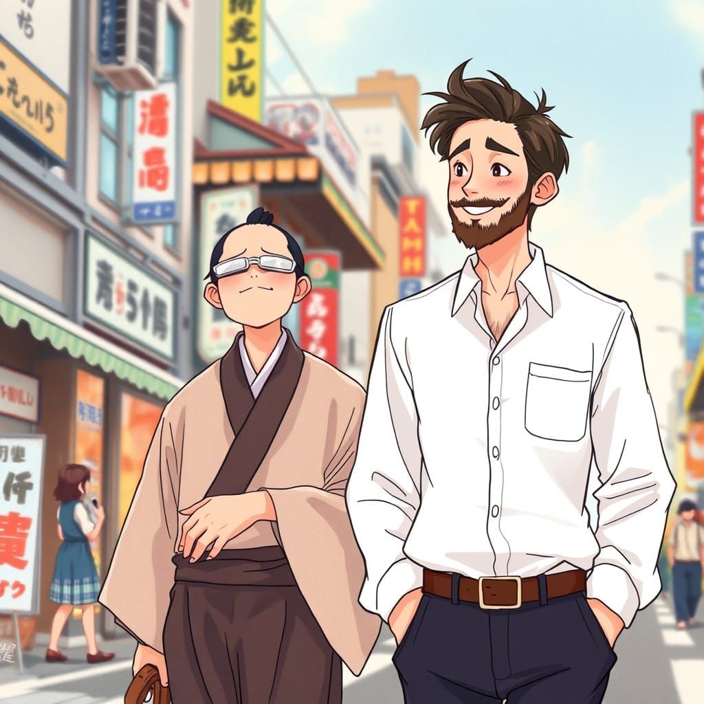 A Gentle Guide in Tokyo Streets