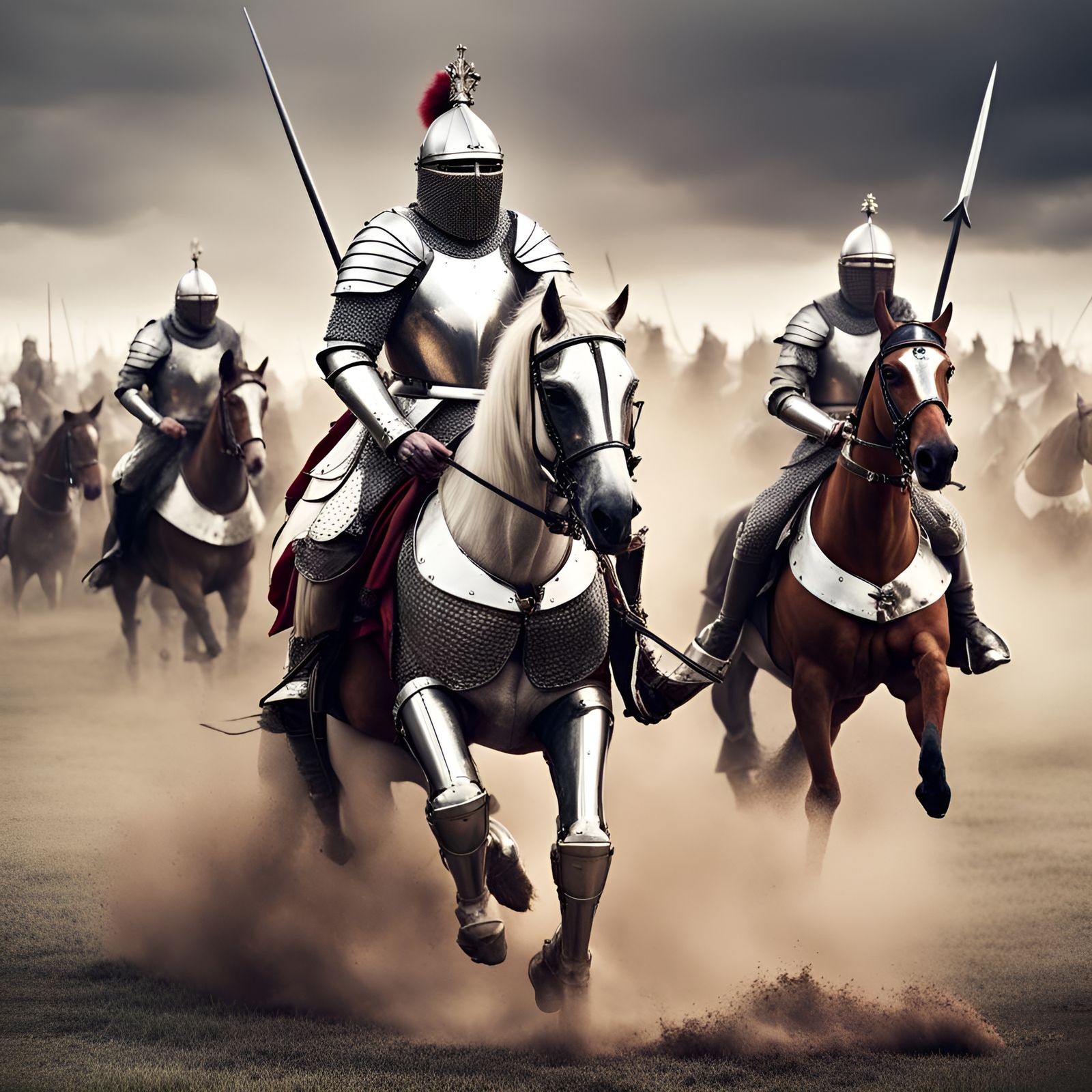 British Knights of the Roundtable go to Battle, by Lord Elboron