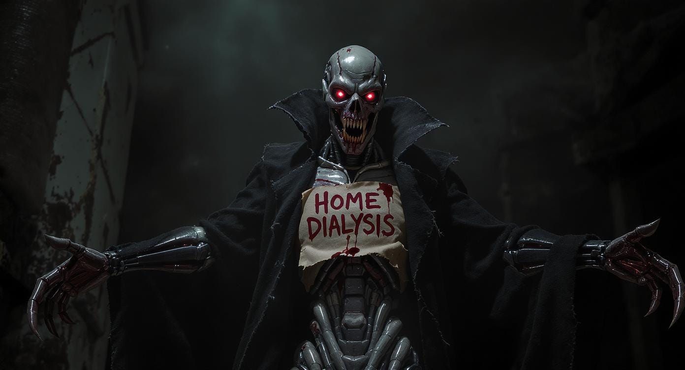 Menacing Robot Vampire in Gritty Sci-Fi Horror