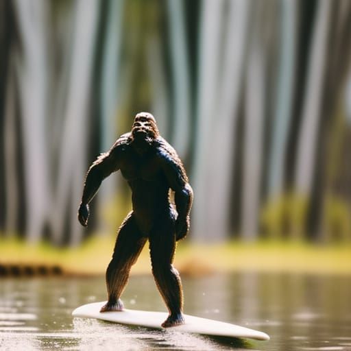 Bigfoot Surfing: A Professional Photography Shot