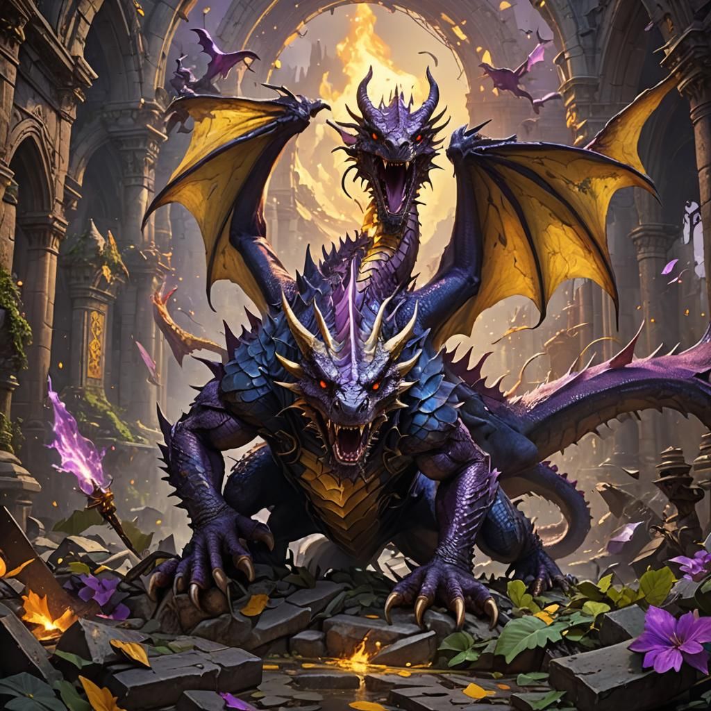 Undead Dragon's Dark Reign: 8K Fantasy Art