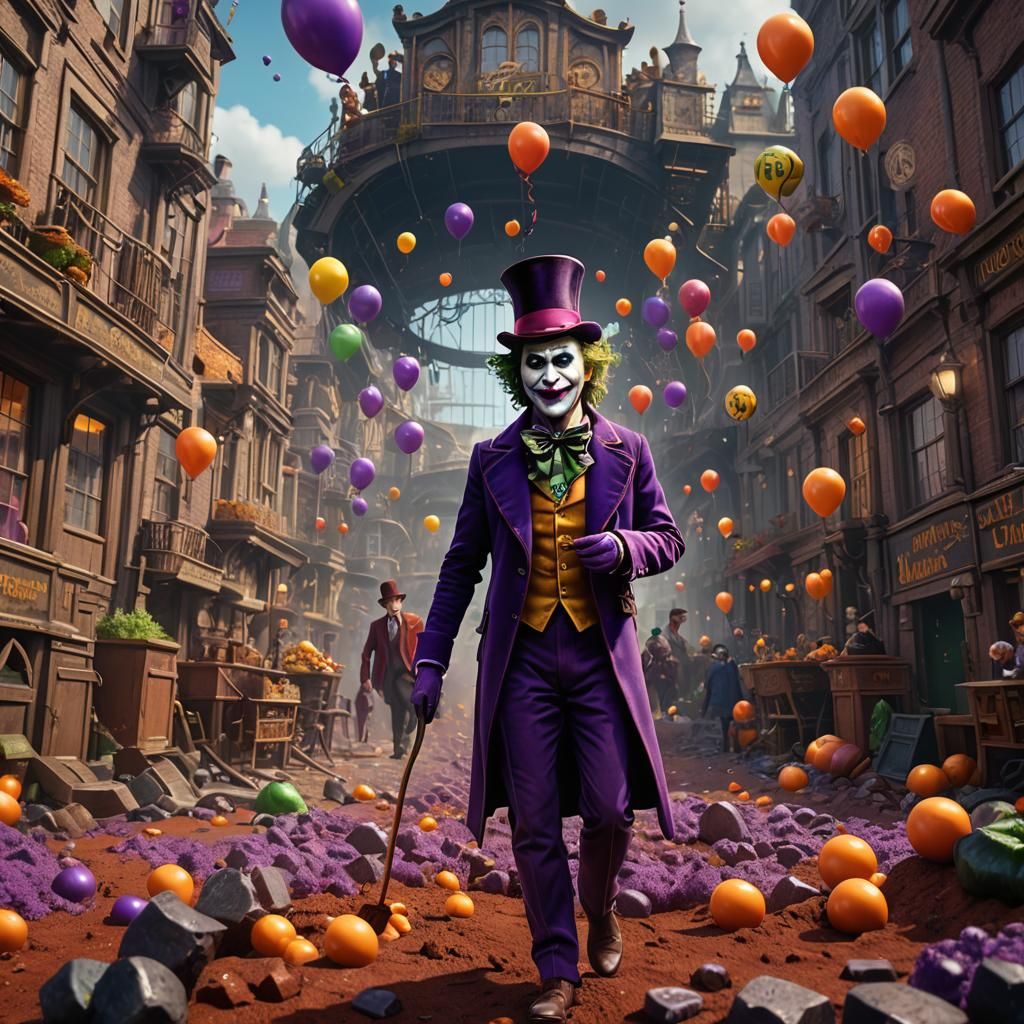 Willy Wonka and the Joker: Fantastical Encounter