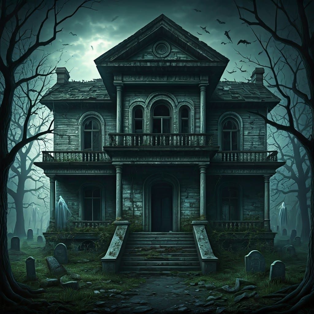Scary Haunted Bungalow with Ghostly Apparitions