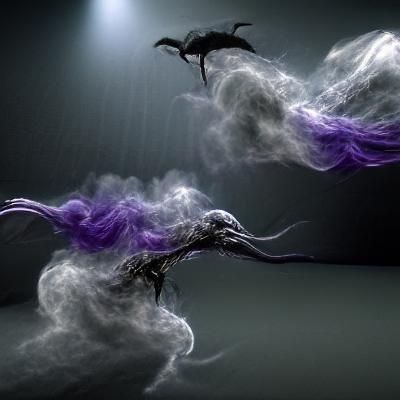 Ethereal Dementors Emerge from Smoke: Film Still