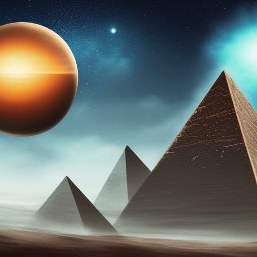 Cosmic Pyramids and Planets with Diamond Portals