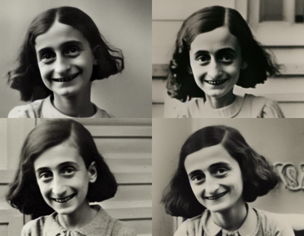 Anne Frank Portrait