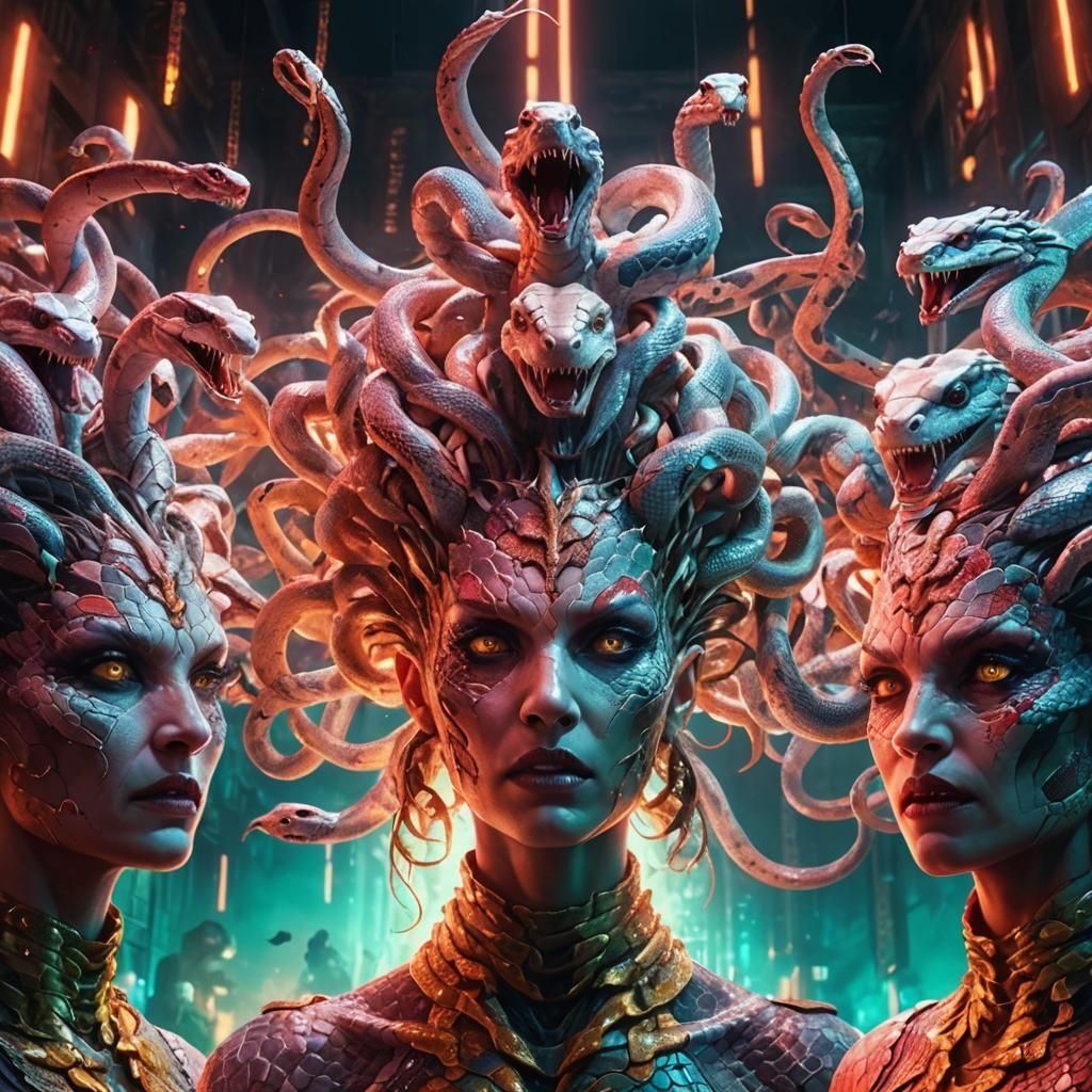 The three gorgon sisters