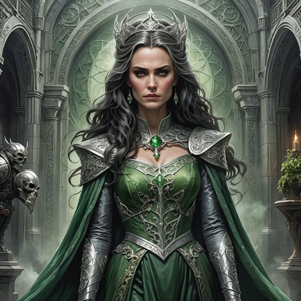 Countess Bride of Doctor Doom in Marvel Comics Style