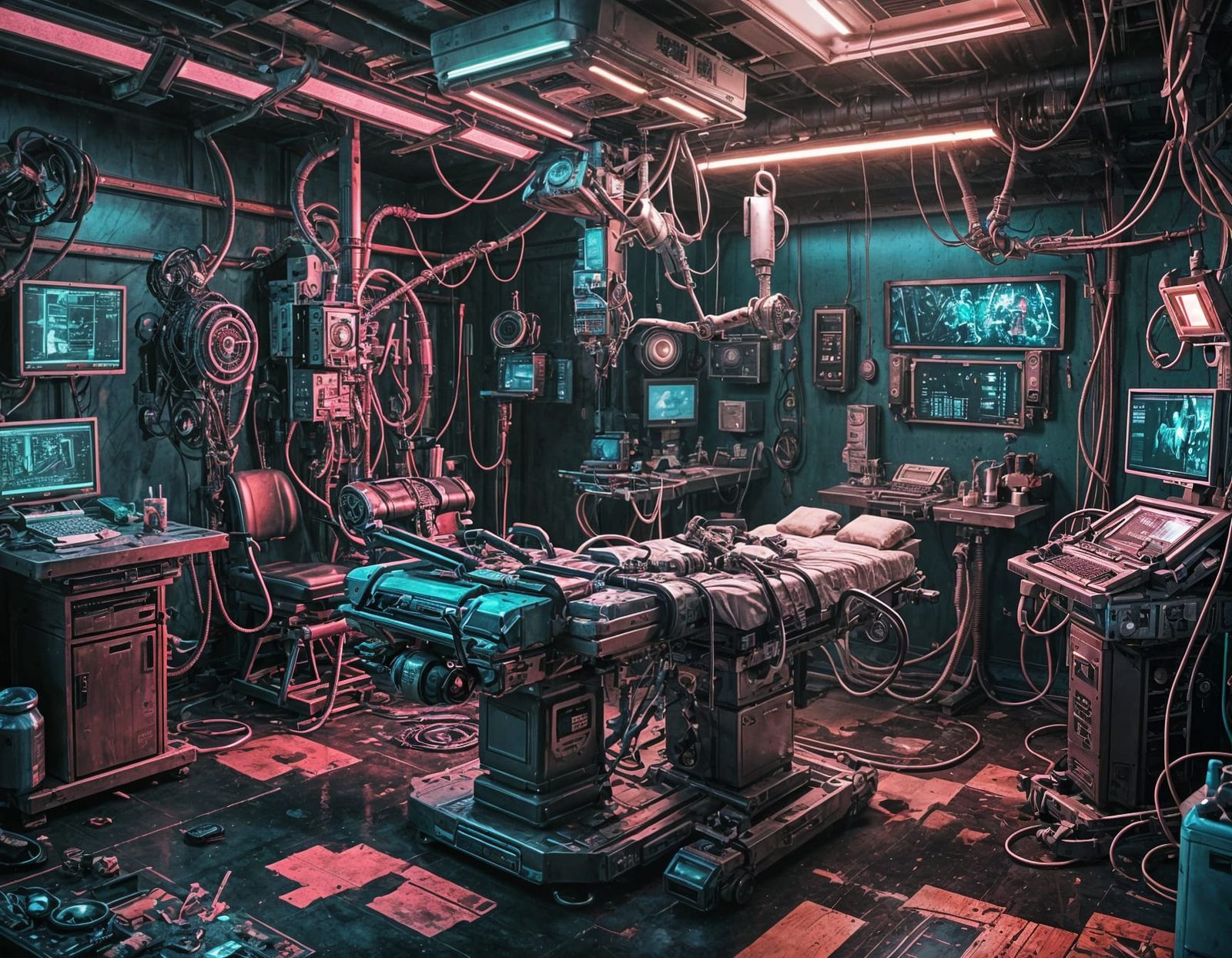 Cyberpunk Ripperdoc's Operating Table