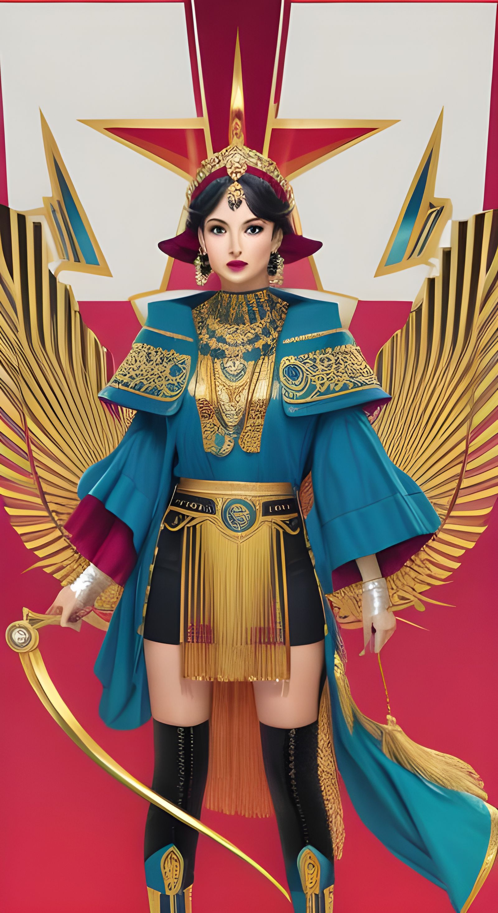 Colorful Art Deco Image in 4K Resolution