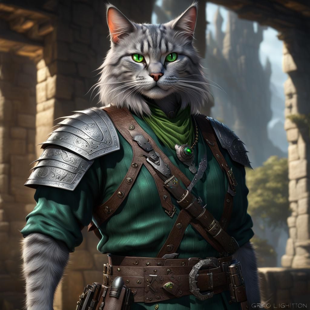 Hyperdetailed Vermling Warrior in Dark Fantasy Style