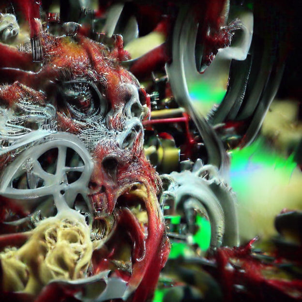 Mechanical Maelstrom from Hell in 3D