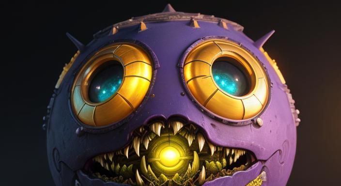 Candy Alien World: Pixar-Style 3D Digital Art