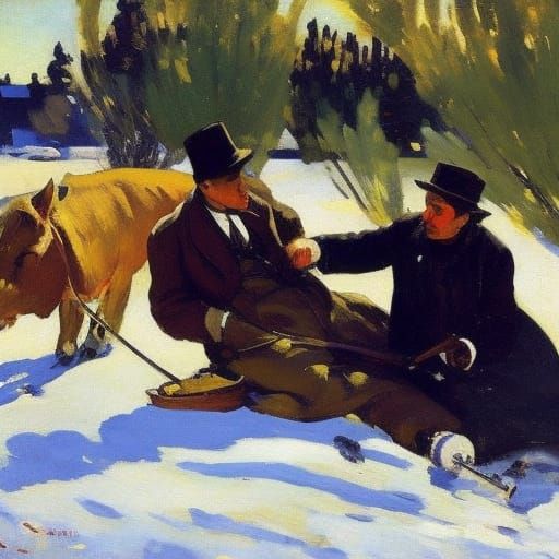 Surreal Frozen Summer Decay Inspired by Impressionism